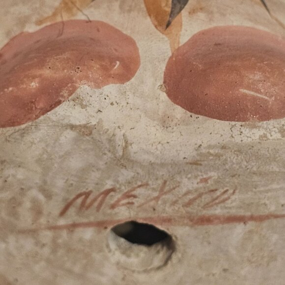 Vtg Mexico Stoneware OWL Bird Figurine Tonala Folk Art Southwestern Decor 4.5" - Picture 11 of 13